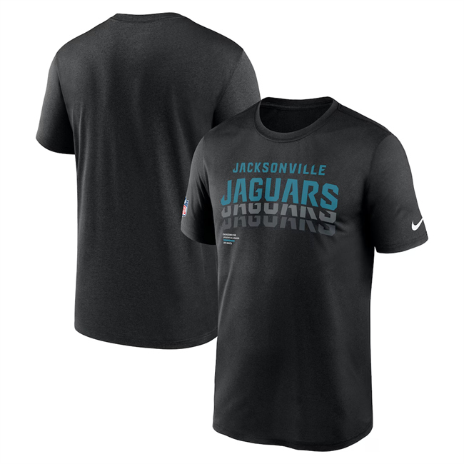 Men's Jacksonville Jaguars 2025 Black Sideline Legend Dri-FIT T-Shirt